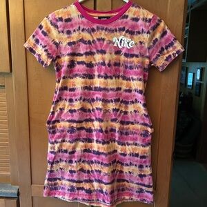 Nike Multicolor Tie-Dye Tee Dress